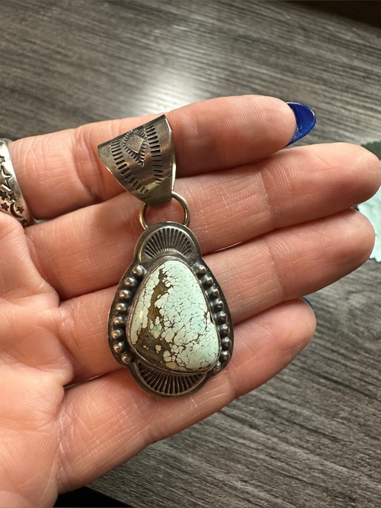 Jewelry - Dry creek Pendant stamped Zia